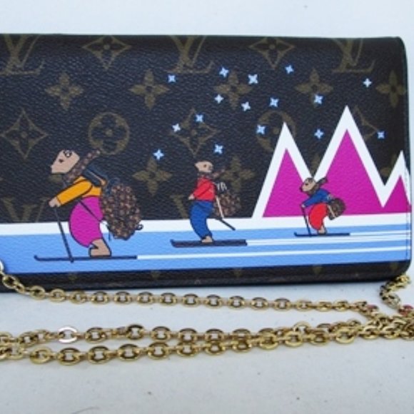 100% AUTHENTIC LOUIS VUITTON LTD EDITION ANIMATION POCHETTE WEEKEND CLUTCH - Picture 3 of 15